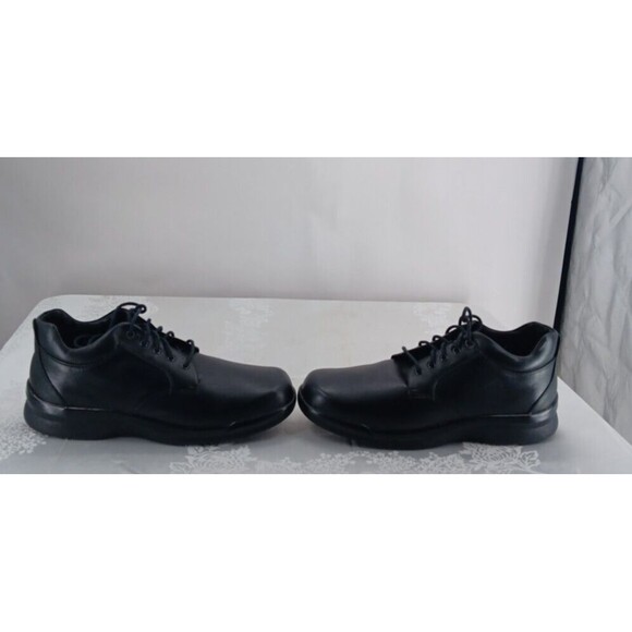 Apex Ambulator Shoes Mens 14W Black Leather B4000M NEW main image 4